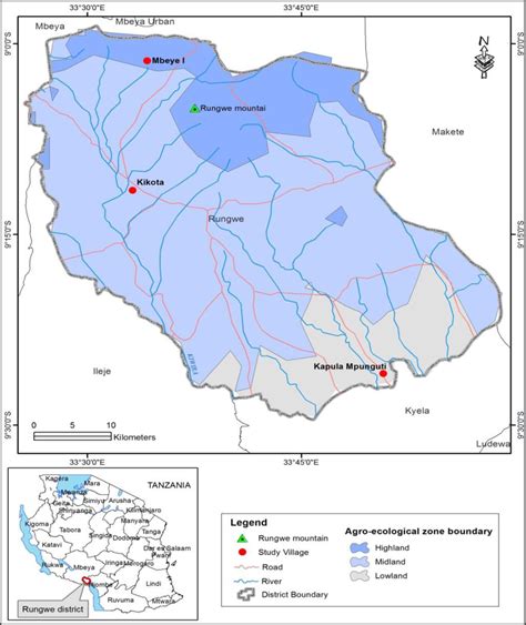 rungwe district agro ecological map